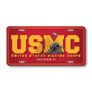 USMC-LICENSE PLATES