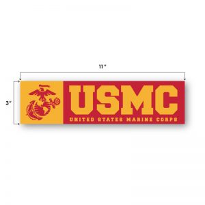 USMC-Bummer-Sticker-EGA-Red-Yellow